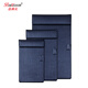 BAILIWEN BL3890 Schwarz A4 Magnetic Writing Board Fixing Board Imitation Leder Datei Organisieren Clip -Clip -Geschäft Meeting Magnetic Clip Stift Clip