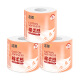 Jierou cored cotton soft and thickened 4-layer 120g toilet paper*12 rolls double-sided three-dimensional embossed soft and thick cotton