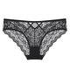 Peitsche Hasen Unterwäsche sexy bequeme hohle Frauen mit niedriger Taille verführerische Spitze Dünne atmungsaktive Slips Bogen 9216nk-grau M (geeignet für Gewicht 95-115jin [Jin gleich 0,5 kg]))