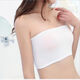 Summer bandeau girl's bottoming underwear without pads, strapless bra for students, summer thin gathers to prevent exposure, flat mouth, white, large size, 120-140Jin Jin equals 0.5 kg