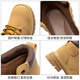 Platinumen Dahuang Boots Martin Boots Britische Frühlings- und Sommermodell für das westliche Frauen für Frauen für Lotterie-Motorrad-Dickdicke mit kurzer Stiefel Herrenpaar für Martin Boots Frauen [6-loche Brown] Einen Größe kleiner 38