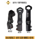 UNO mountain bike bicycle vertical height-increasing handlebar adjustable riser pipe handlebar lift faucet accessories aluminum alloy leisure 831*31.8*28.6*110mm sand black
