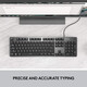 Logitech K845 Wired luminous mechanical keyboard TTC red switch + M510 wireless computer mouse Business office daily Ergonomics Black 104