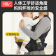 纽贝乐（NewBealer）婴儿背带腰凳双肩横抱式抱娃神器新生儿摇篮宝宝多功能前抱式抱带 西西里蓝：双肩横抱，新生儿摇篮