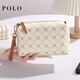 POLO clutch bag women's handbag large capacity printed double-layer handbag versatile wallet coin wallet birthday gift