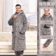 Cat man (miiow) hiver trois couches épaissis en velours de corail couple coton pyjamas pour hommes et femmes nouveaux styles de maison et de mère de maison décontractée 687 femme rouge extra épais la longueur moyenne à la longueur moyenne 2xl 140-160jin [Jin est égal à 0,5 kg] à trois couches en copie à trois couches