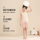 Catman children's vest girls summer thin inner bottoming shirt medium and large children's girls sleeveless top pajamas pink 110