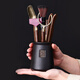 HOI KONG Tea Set Accessories Tea Ceremony Six Gentlemen Tea Making Three-piece Set Whole Tea Knife Tea Clamp Needle Tweezers Brush Kung Fu Tea Art Tools Fangfu Tea Ceremony Cylinder + Buddha Hand Five-piece Set + Tea Scraper