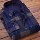 
In autumn and winter high-end men's warm shirt plus velvet thickened long-sleeved shirt dad middle-aged men's clothing 1/2 pieces 8 HB677 One-piece 2XL Suitable for 140Jin [Jin equals 0.5 kg]-159Jin [Jin equals 0.5 kg]