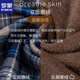 Lomon shirt men's long-sleeved autumn and winter style plus velvet thickened warm plaid father shirt middle-aged and elderly father top 9906 [One piece] XL
