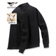 Seven Wolf Jacket Men's Spring Woolen Jacket Men's Wool Warm Business Windproof Jacket Single Jacket Men's Top 001 (Black)-1999 Model 180/96A (XXL)