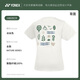 Yonex (YONEX) Yonex yy badminton uniform 2025 new comfortable men's and women's environmentally friendly sports T-shirt uniform short-sleeved top 16835-384 Ice beige women's sports T-shirt XL =O