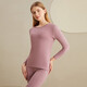 
CASENLAND German Velvet Thermal Underwear Plus Fleece Thickened Wool Warm Suit Autumn Clothes and Autumn Pants Women's Large Size 1479 Jujube XL