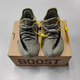阿迪达斯YEEZY350INFANTS绿沼泽椰子儿童婴童鞋HQ2063 UK8.5K26