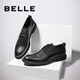 Belle Belle Einkaufszentrum gleiche Kuhläsesoten Leder Herrengeschäft formelle Lederschuhe B3G25CM0 Black 2 40