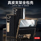 适用三星fold6手机壳W25心系天下磁吸翻盖鳄鱼纹真皮防防摔手机保护壳套 三星Z Fold6【时空黑】丨头层牛 备注
