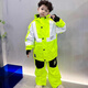DOOK SNOW children's ski clothing for girls and boys, single board and double board, winter warm and thickened clothing and pants set, baby ski equipment, fluorescent color (male) 140