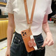 Afapu gewalttätiger Bär OpenO13/12/11/10/9/8/8 Mobiltelefon Fall Crossbody Coin Wallet Simple Women's Card Bag Leichte Luxus-Softschal