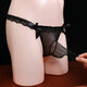 Herrenunterwäsche pervertiert, vollständig transparent, Strümpfe, niedrige Taille, sexy große Größe des Tanga -Geschlechts von Herren -Tanga -Geschlechtsnecke Hauttonöffnung