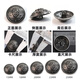 Shantou Lincun retro concealed button metal coat button high-end suit button British style trousers waist button windbreaker sweater open bronze color one shot four (size note)