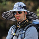 Sun hat, outdoor sun protection hat, fishing hat with extended brim 15cm, sun protection and rainproof folding photography hiking hat, extended brim 15cm - A3 military green - quick drying L size [within 60cm]