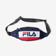 FILA waist bag chest bag for men and women couples shoulder crossbody bag fashion simple LOGO travel sports leisure versatile shopping bag 410 PEACOAT blue/white/red one size one size