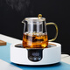 Mesni thickened glass teapot heat-resistant glass tea maker home with filter kung fu tea set