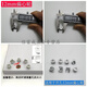 Jundaohui 10mm12mm15mm eccentric three-in-one connecting piece nut furniture drawer lock accessories wardrobe fastener 10mm+12mm+15mm (6 pcs per Specifications)