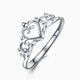 Pt.Charm platinum ring pt950 platinum female ring live light luxury princess crown Chinese Valentine's Day gift for girlfriend, ready stock 2.1-2.2 grams