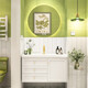 Cabinet armoire de salle de bain Yancai Oak Salle