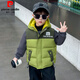 Pierre Cardin Children's Vest Winter 2025 New Boys' Down Cotton Vest Western Style Baby Autumn and Winter Thickened Outer Vest Black 150 cm