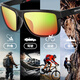 HISTAR professional lure fishing glasses outdoor sports polarizer sunglasses special lure hat matching equipment special black lenses for fishing