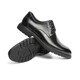 Belle Business Leather Chaussures Cow's Cow Cuir Commuter Formal Leather Chaussures Chaussures de mariage A0558CM1 Black 2 41