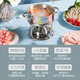Kisag stainless steel 16cm hot pot pot, one person, one pot, small hot pot, hot pot household kitchenware, lamb mutton inflatable stove