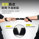 Septwolves belt men's automatic buckle belt fashionable genuine cowhide trouser belt pure business casual youth middle-aged simple trouser belt black model [good choice for gift giving]