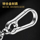 ESCASE alloy key chain car key chain pendant key ring electric car Mercedes-Benz BMW Audi BYD Creative