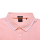 Hugo Boss (Hugo Boss) Nouveaux produits, Men's's Orange Series Slim Fit Version Polo à manches courtes Cadeaux pour hommes, hommes 50472665 694 Impression décalée de logo rose de viande xl