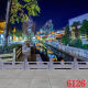 CLCEY网红主播直播背景布抖音快手拍视频段子3d立体背景墙夜景风景外景 6187 1.5米宽2米高