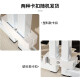 Hanhan pet dog fence, pet dog fence, indoor dog fence, folding and dismantling dog cage, small, medium and large dog and cat guardrail, white 120*60*60CM*6 piece buckle fence