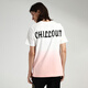 Tch Light Luxury Brand Tiger Head Iron Diamond Color Changement T-shirt à manches courtes Identique aux hommes et aux femmes T20410B6190 Rose blanc L