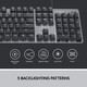 Logitech K845 Wired luminous mechanical keyboard TTC red switch + M510 wireless computer mouse Business office daily Ergonomics Black 104