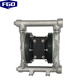 FGO pneumatic diaphragm pump high performance stainless steel 304+F46 EGQBY-15APF DN15 flow rate 2m3/h