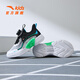 
Anta children's sneakers men's children's shoes 2024 spring and summer new knob button button net leather comfortable and fashionable casual shoes children's shoes [transparent net] white/black/blue 9904-1 28