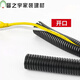 RSRDDY plastic open corrugated pipe waterproof and flame retardant cable protective cover threaded hose outdoor sun protection and anti-aging PEAD21 points 2 inner diameter 17mm 100 meters