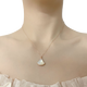DL 1998 Fat Donglai same style 18k color gold skirt necklace 18K gold skirt pendant au750 rose gold l gold lock rose gold white mother-of-pearl single pendant