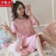 梦娇睡裙女性感迷人夏天睡衣连衣裙夏装宽松休闲ins睡衣连衣裙女 679条纹草莓裙 加长款 L