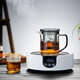 Mesni teapot glass teapot tea water separation thickened tropical filter tea set office household tea dispenser tea maker 320ml mok cup