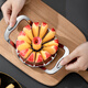 CCKO fruit cutting tool, multifunctional fruit divider, thickened stainless steel fruit slicer, labor-saving corer, 10-petal zinc alloy apple cutter