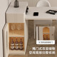 尚沫岛台餐桌岩板餐桌多功能饭桌DSY-828 1.0米(滑轨+茶炉)单餐桌