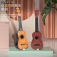 
Xuntu (XUNTU) Ukulele 23-inch male beginner environmentally friendly veneer children's small guitar introduction carbon ukulele yellow 1-inch 44cm light (with beginner video) 17-inch